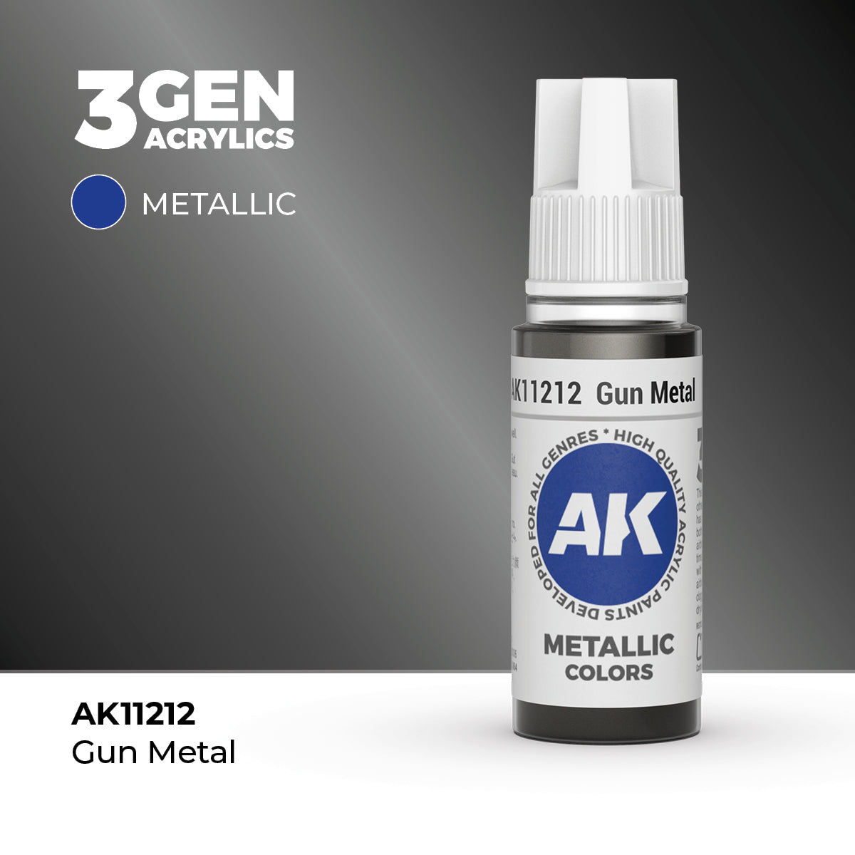 AK Interactive 3Gen - Gun Metal