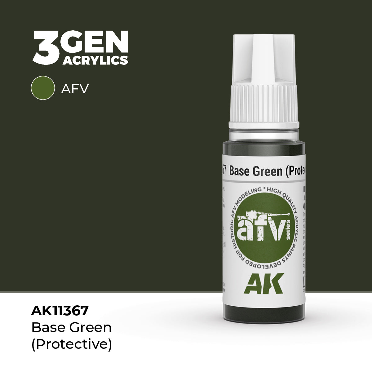 AK Interactive 3Gen - Base Green (Protective)