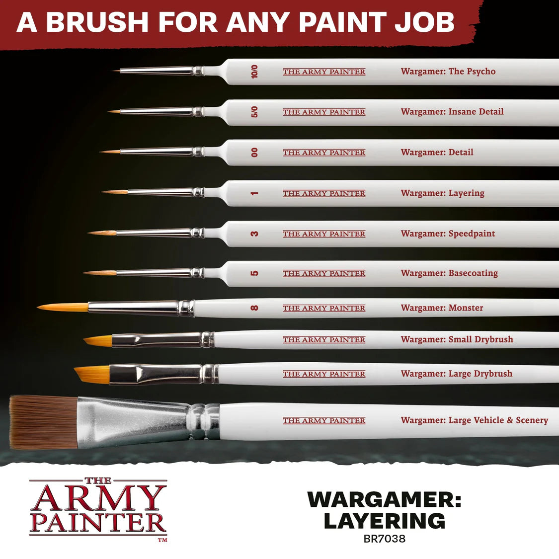 The Army Painter - Wargamer: Layering Brush