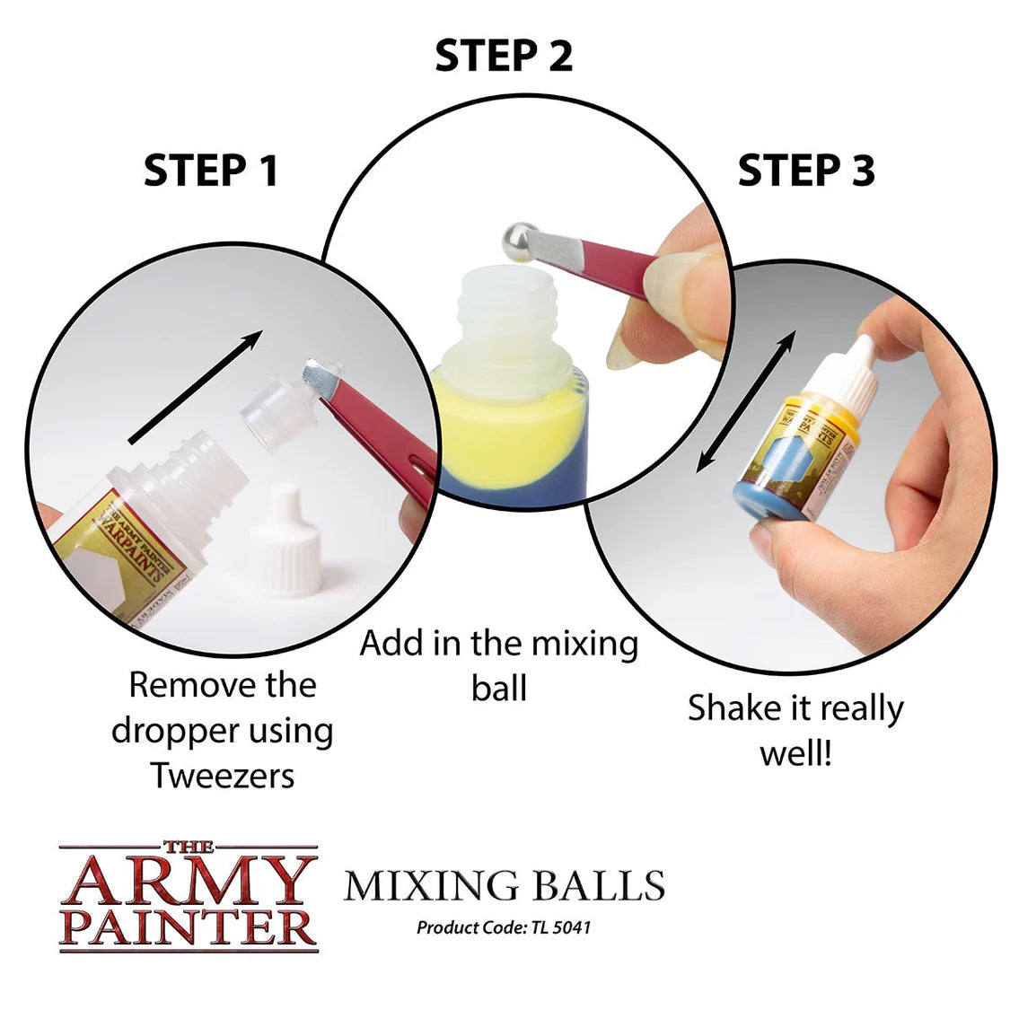 The Army Painter - Paint Mixing Balls (Stainless Steel)