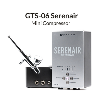 Gaahleri GTS-06 Serenair mini compressor with CS-36 airbrush