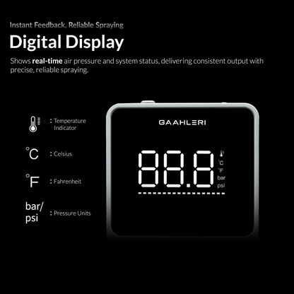 TurboX Mini digital pressure and temperature display