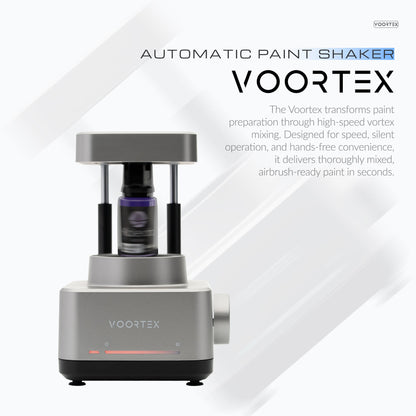 Voortex paint shaker, front view