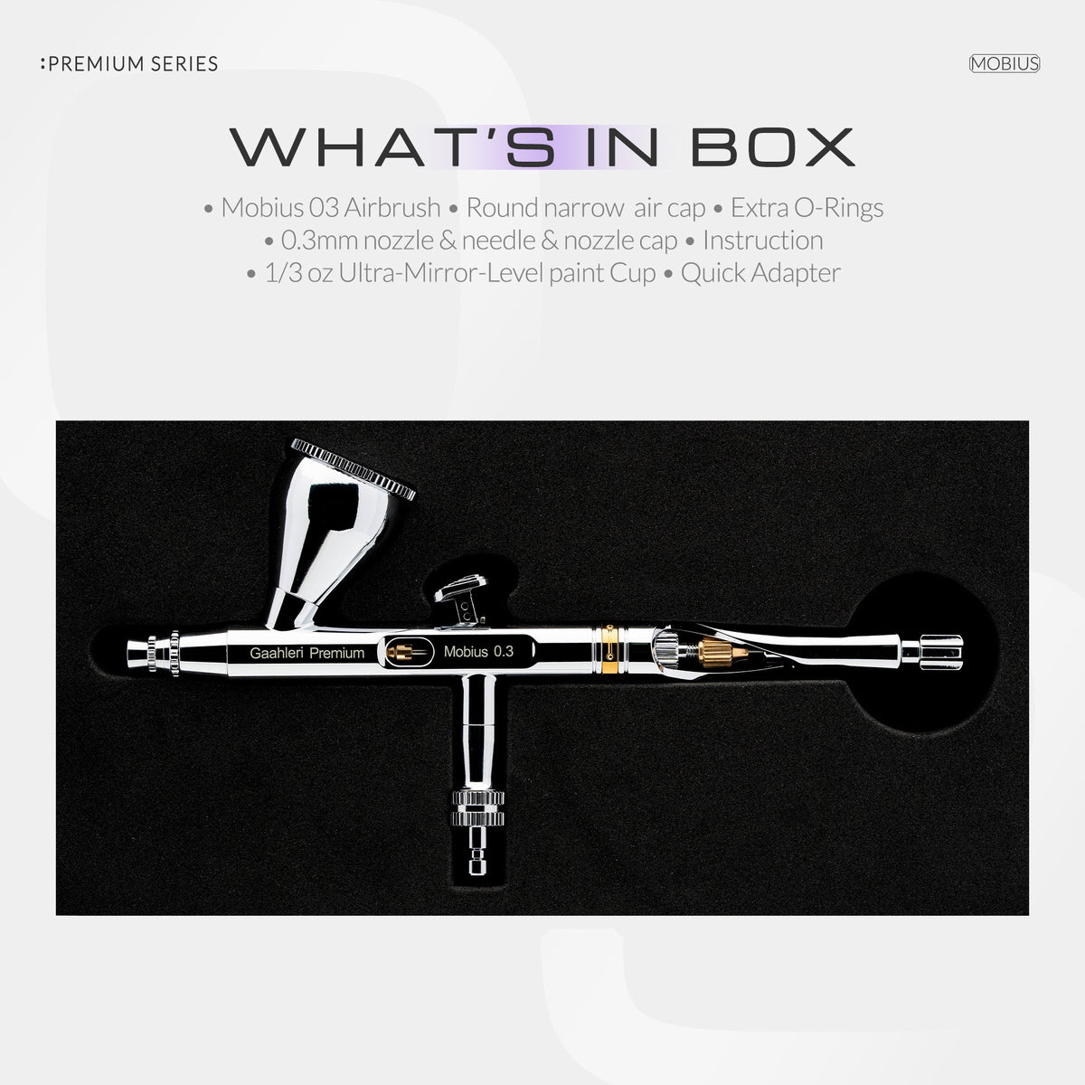 Mobius 0.3mm box contents