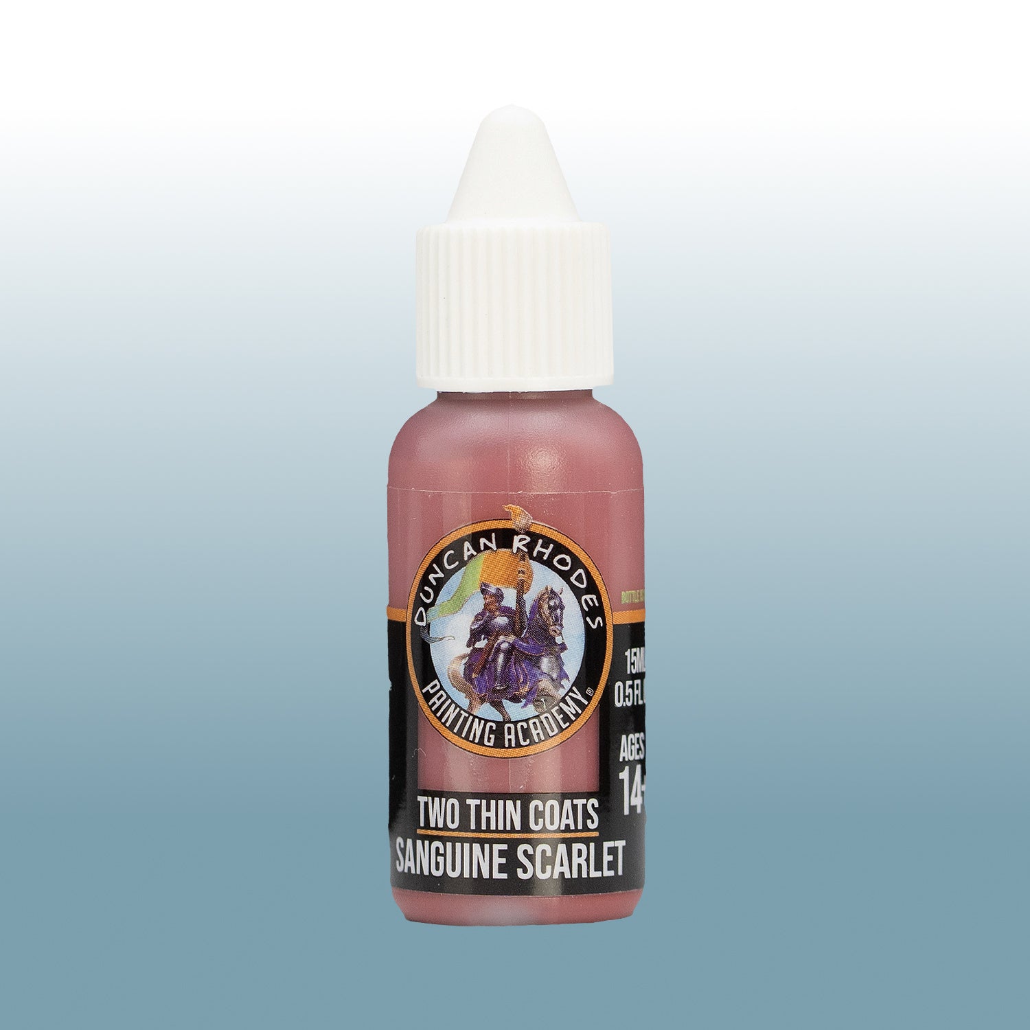 Two Thin Coats: Sanguine Scarlet - Paint Bottle