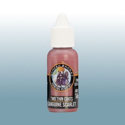 Two Thin Coats: Sanguine Scarlet - Paint Bottle