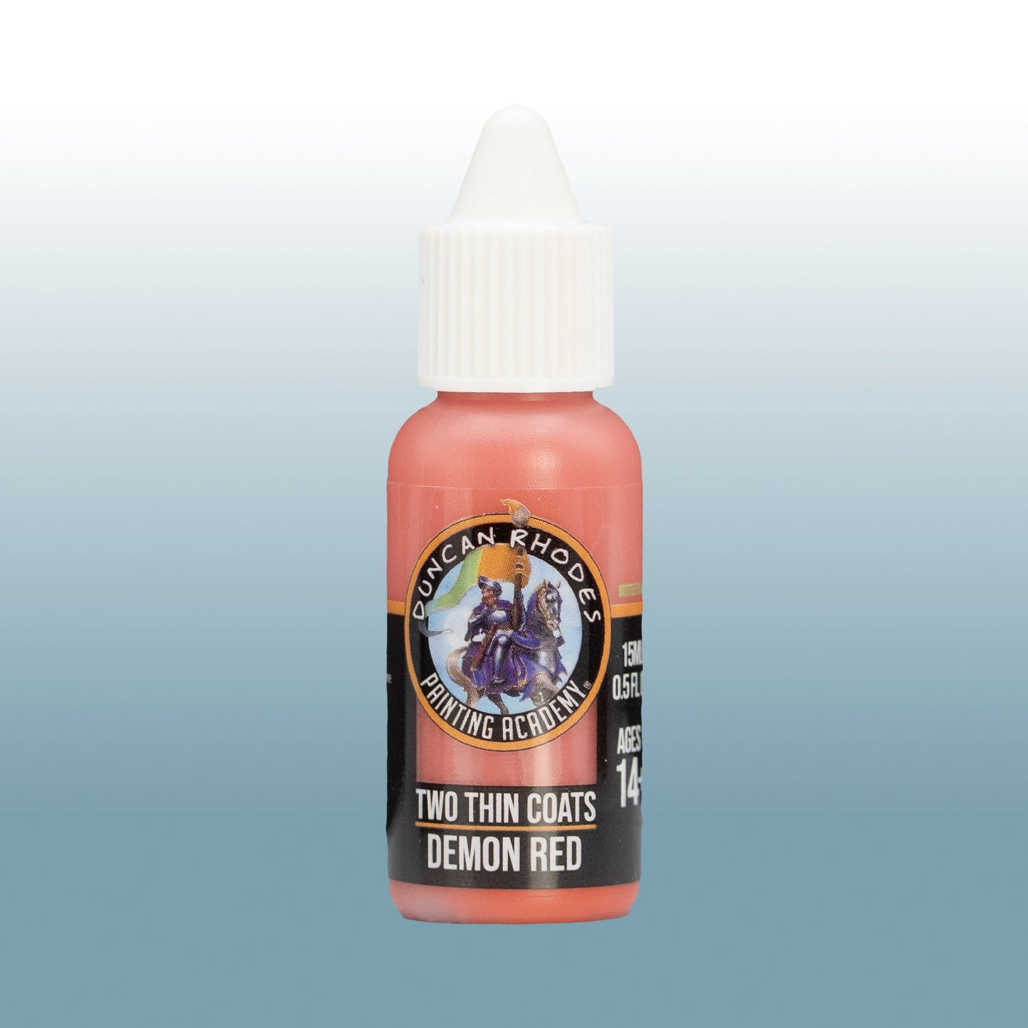 Two Thin Coats: Demon Red - Paint Bottle