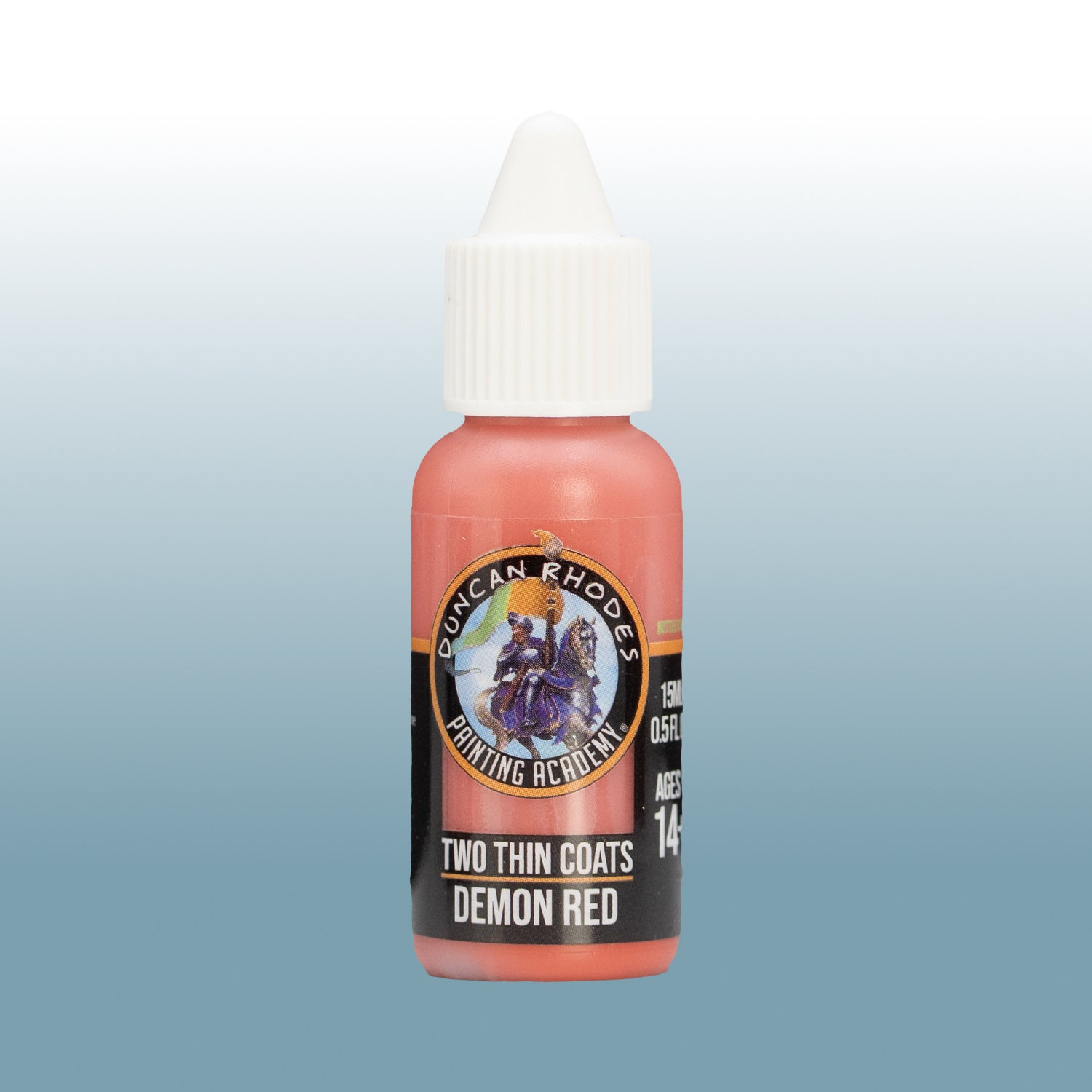 Two Thin Coats: Demon Red - Paint Bottle