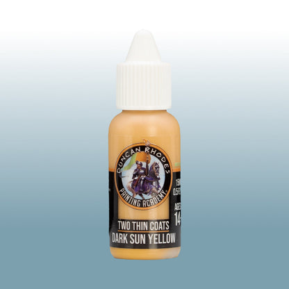 Two Thin Coats: Dark Sun Yellow - Paint Bottle