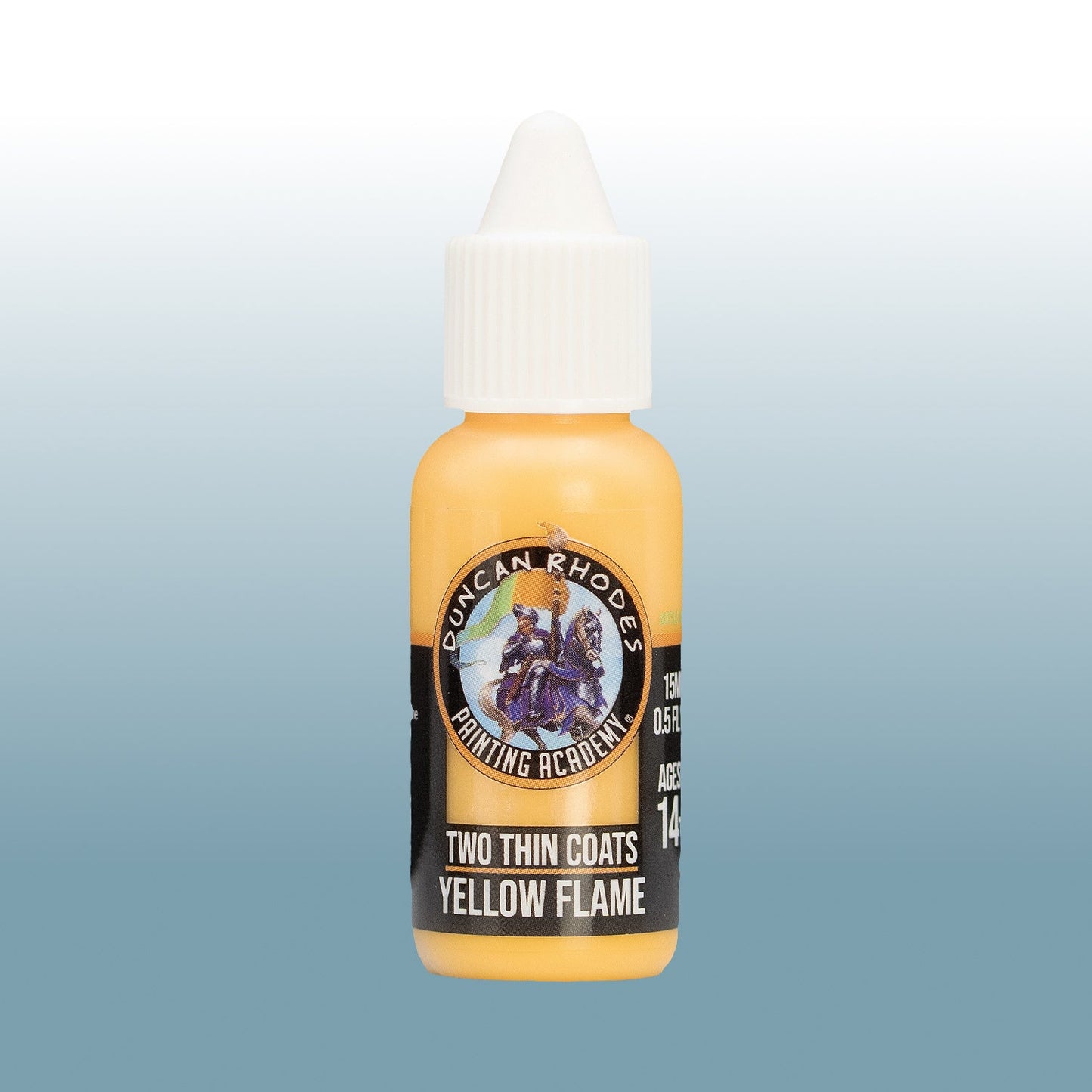 Two Thin Coats: Yellow Flame - Paint Bottle