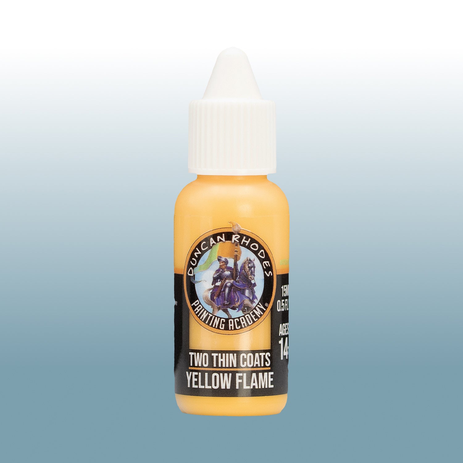 Two Thin Coats: Yellow Flame - Paint Bottle