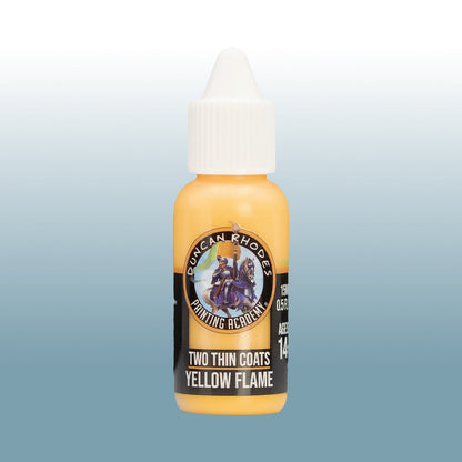 Two Thin Coats: Yellow Flame - Paint Bottle