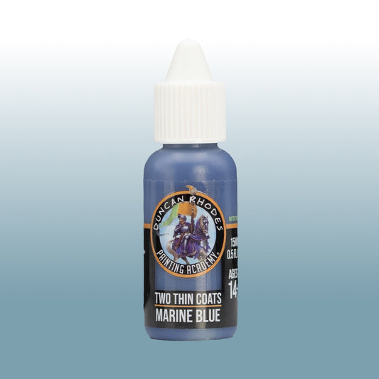 Two Thin Coats: Marine Blue - Paint Bottle