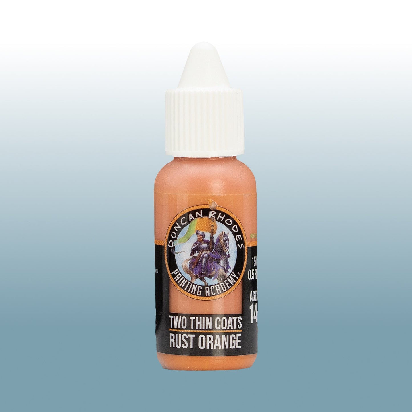 Two Thin Coats: Rust Orange - Paint Bottle