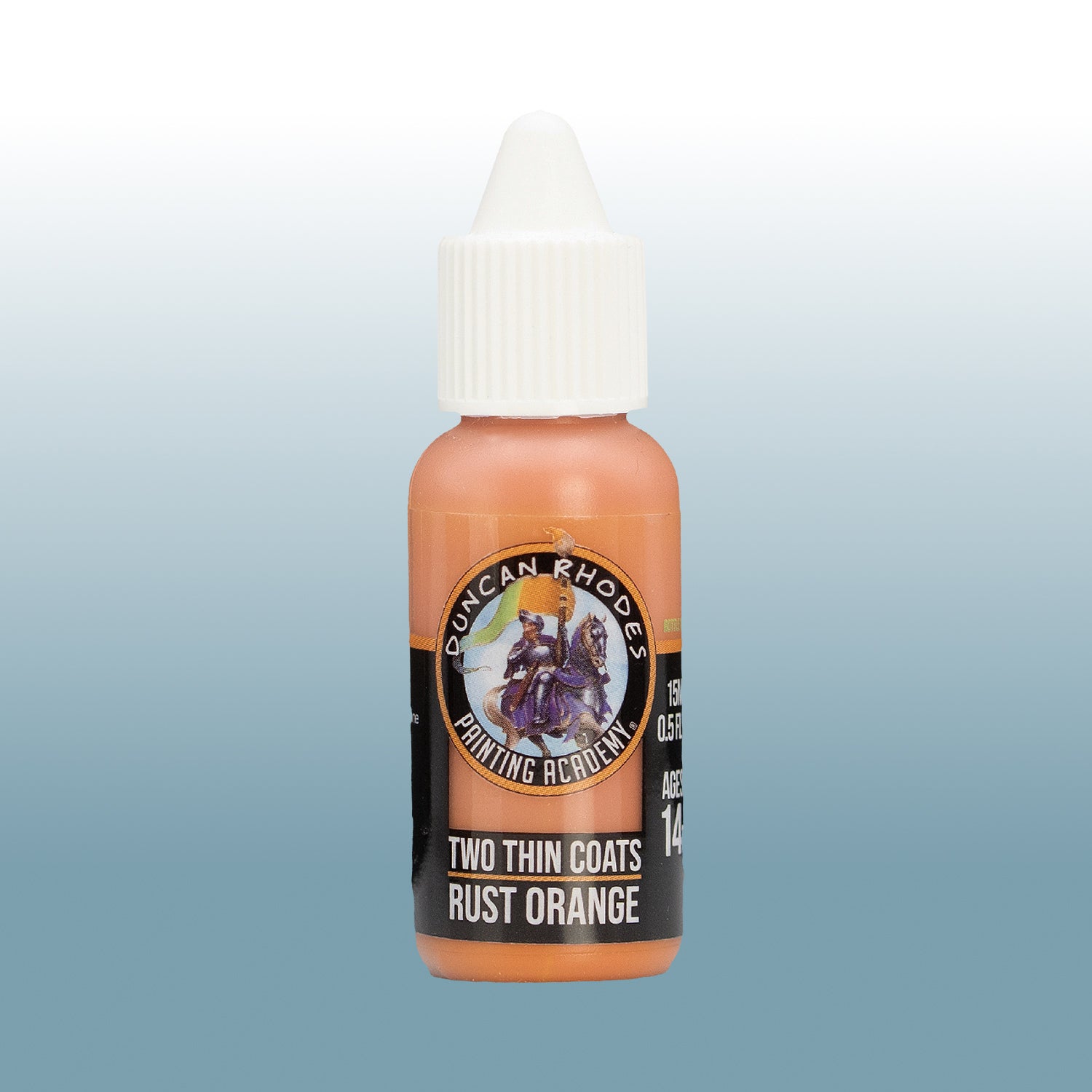 Two Thin Coats: Rust Orange - Paint Bottle