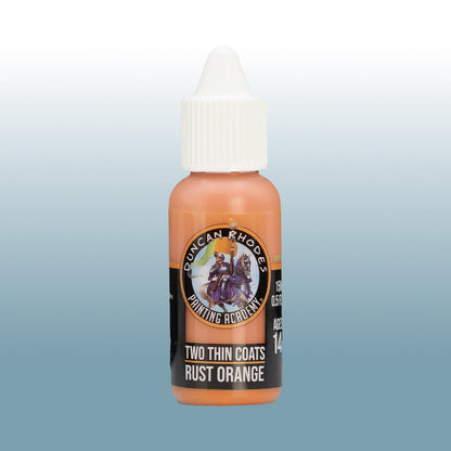 Two Thin Coats: Rust Orange - Paint Bottle