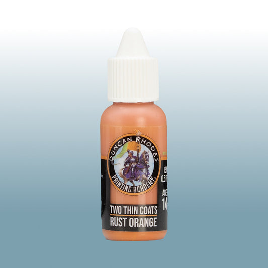 Two Thin Coats: Rust Orange - Paint Bottle
