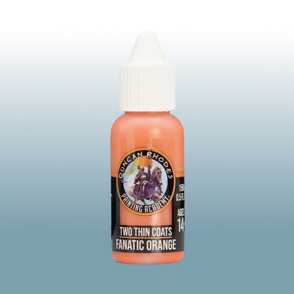 Two Thin Coats: Fanatic Orange - Paint Bottle