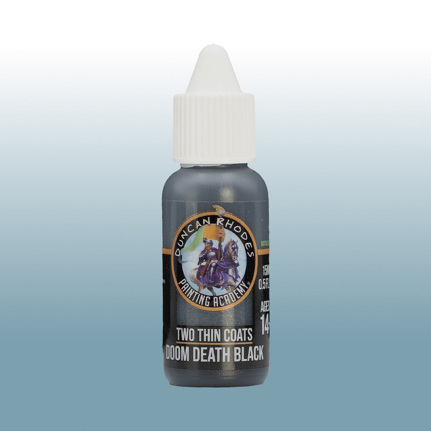 Two Thin Coats: Doom Death Black - Paint Bottle