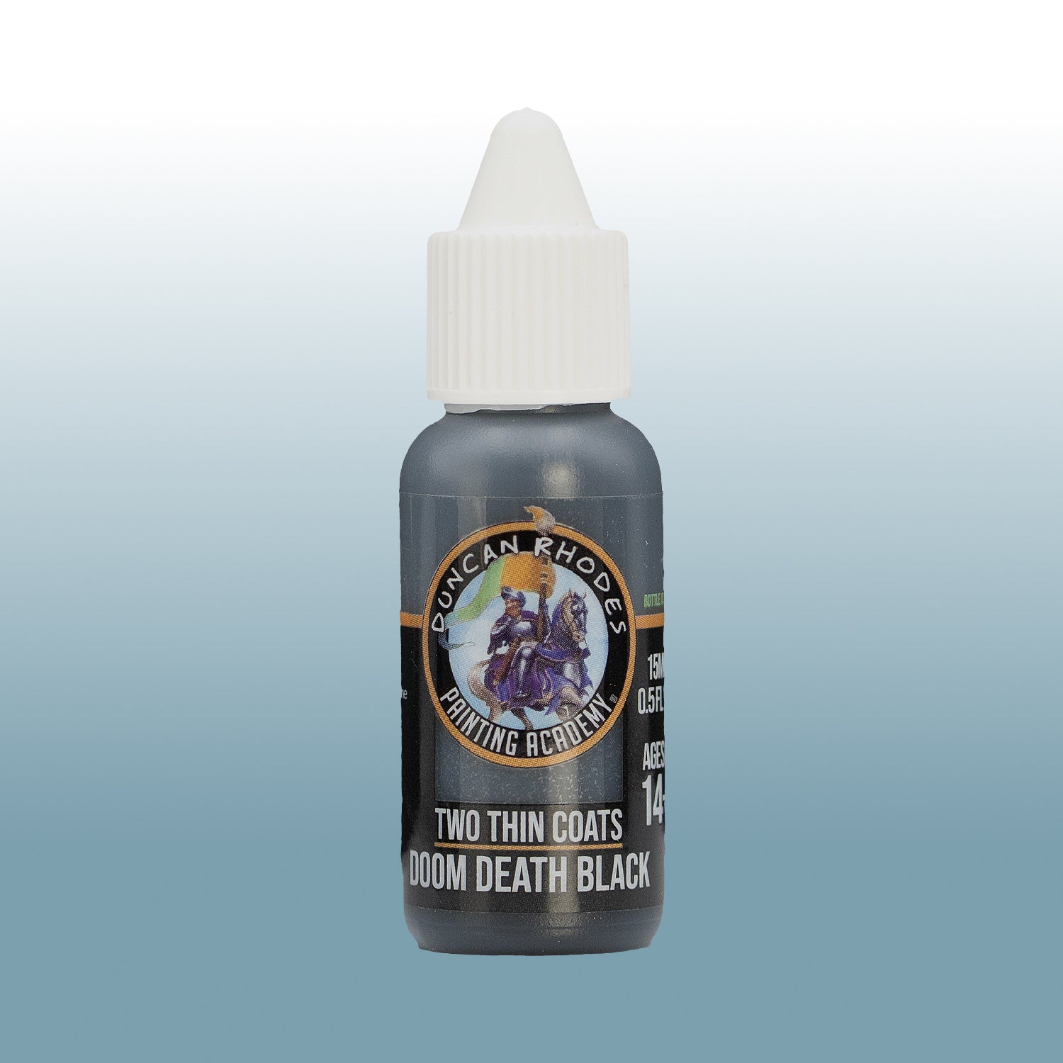 Two Thin Coats: Doom Death Black - Paint Bottle