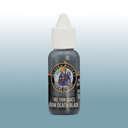 Two Thin Coats: Doom Death Black - Paint Bottle