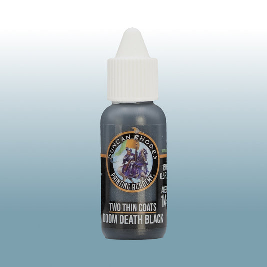 Two Thin Coats: Doom Death Black - Paint Bottle