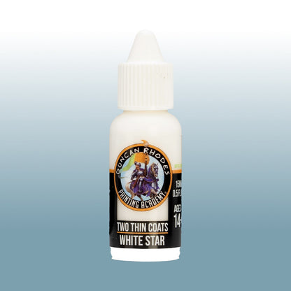 Two Thin Coats: White Star - Paint Bottle