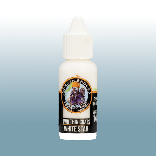 Two Thin Coats: White Star - Paint Bottle