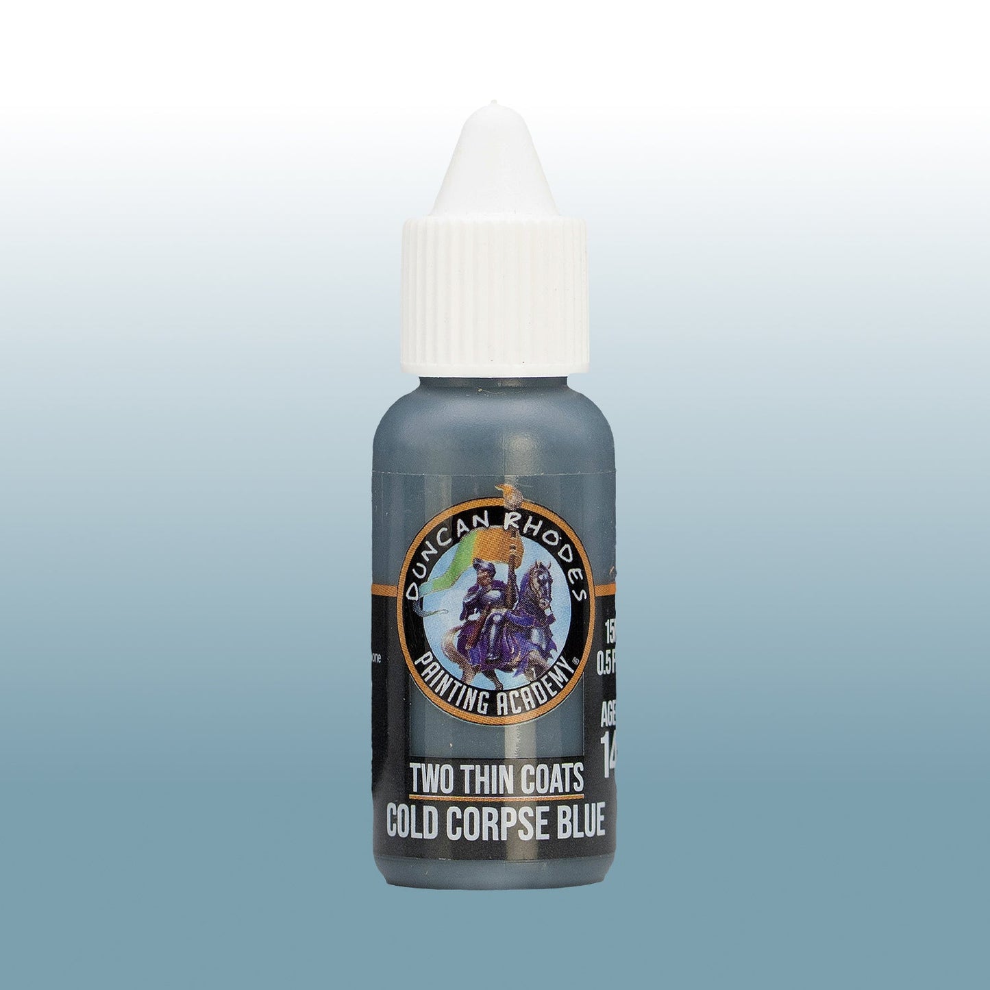 Two Thin Coats: Cold Corpse Blue - Paint Bottle