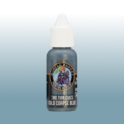 Two Thin Coats: Cold Corpse Blue - Paint Bottle