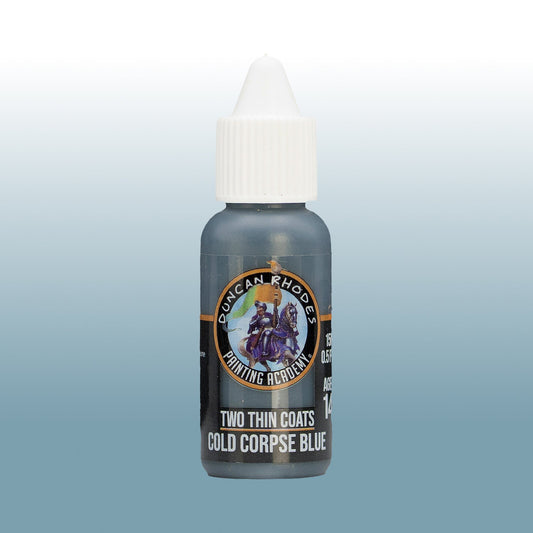 Two Thin Coats: Cold Corpse Blue - Paint Bottle