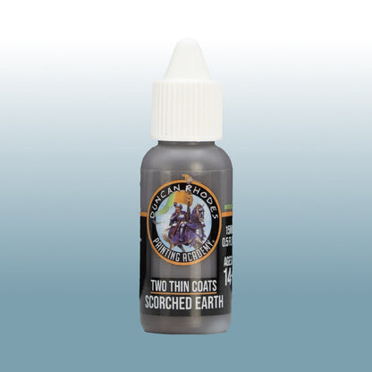 Two Thin Coats: Scorched Earth - Paint Bottle