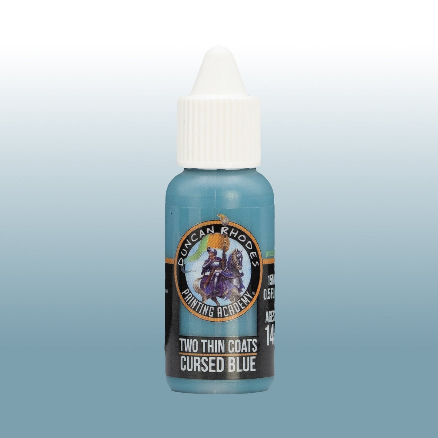 Two Thin Coats: Cursed Blue - Paint Bottle