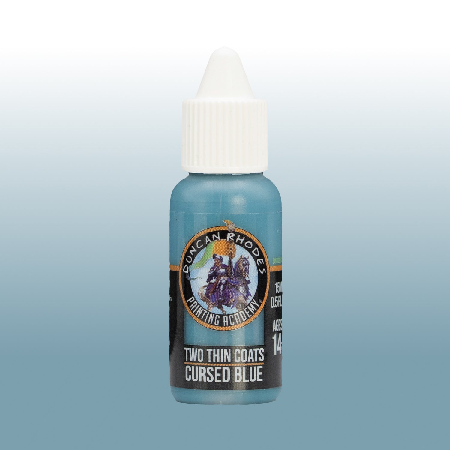 Two Thin Coats: Cursed Blue - Paint Bottle