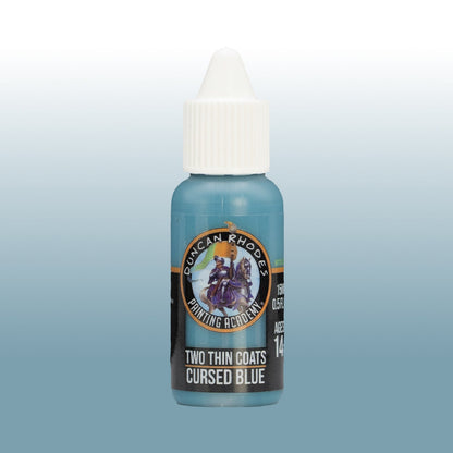 Two Thin Coats: Cursed Blue - Paint Bottle