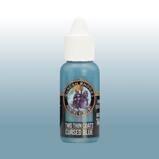 Two Thin Coats: Cursed Blue - Paint Bottle