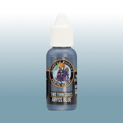 Two Thin Coats: Abyss Blue - Paint Bottle