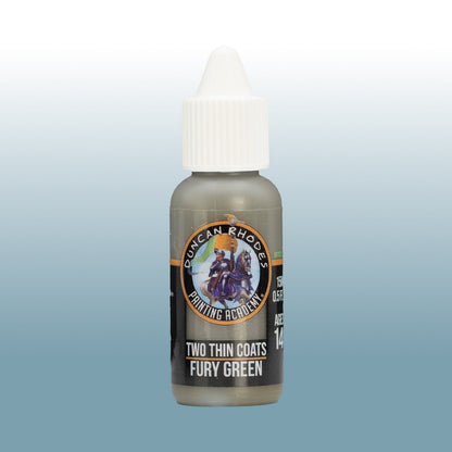 Two Thin Coats: Fury Green - Paint Bottle
