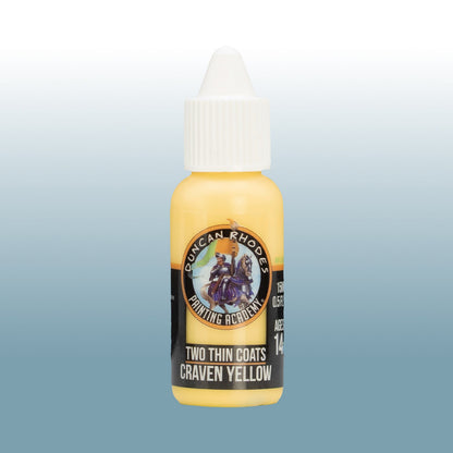 Two Thin Coats: Craven Yellow - Paint Bottle