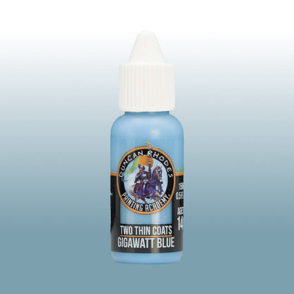 Two Thin Coats: Gigawatt Blue - Paint Bottle