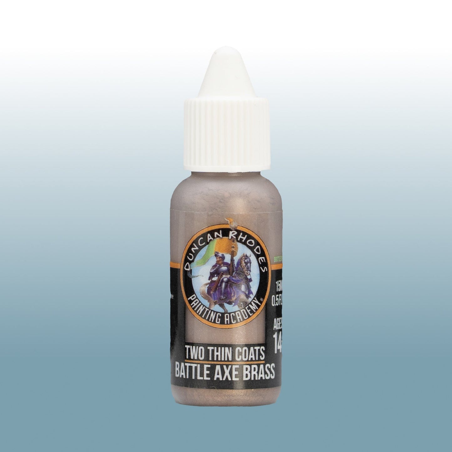 Two Thin Coats: Battle Axe Brass - Paint Bottle