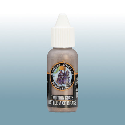 Two Thin Coats: Battle Axe Brass - Paint Bottle