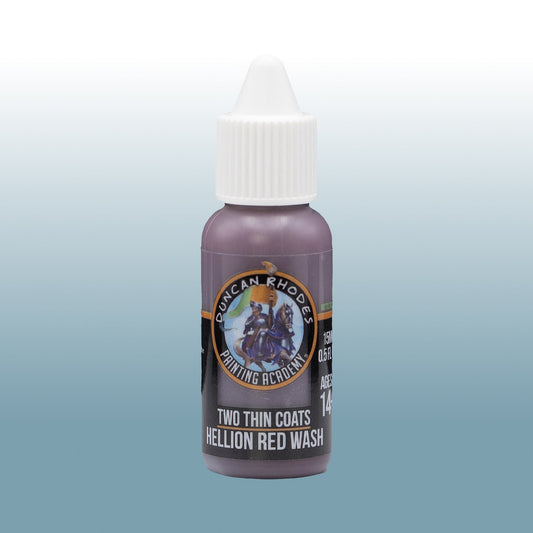 Two Thin Coats: Hellion Red Wash - Paint Bottle
