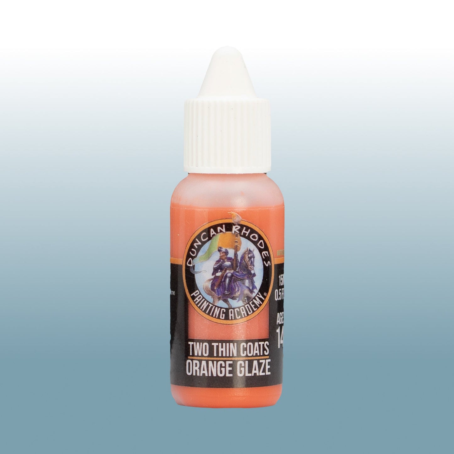 Two Thin Coats: Orange Glaze - Paint Bottle