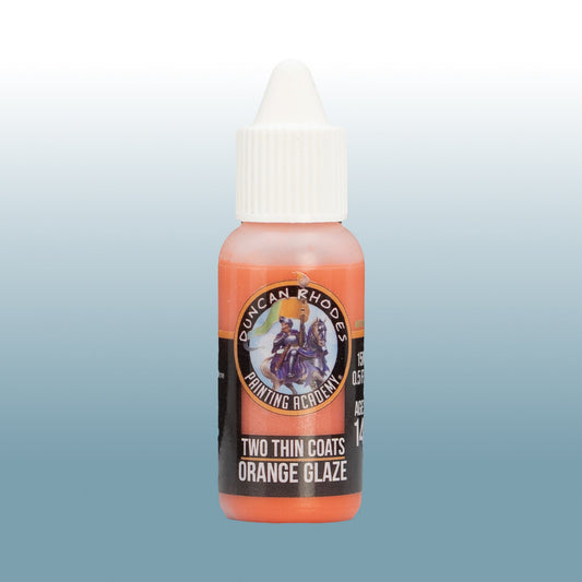 Two Thin Coats: Orange Glaze - Paint Bottle