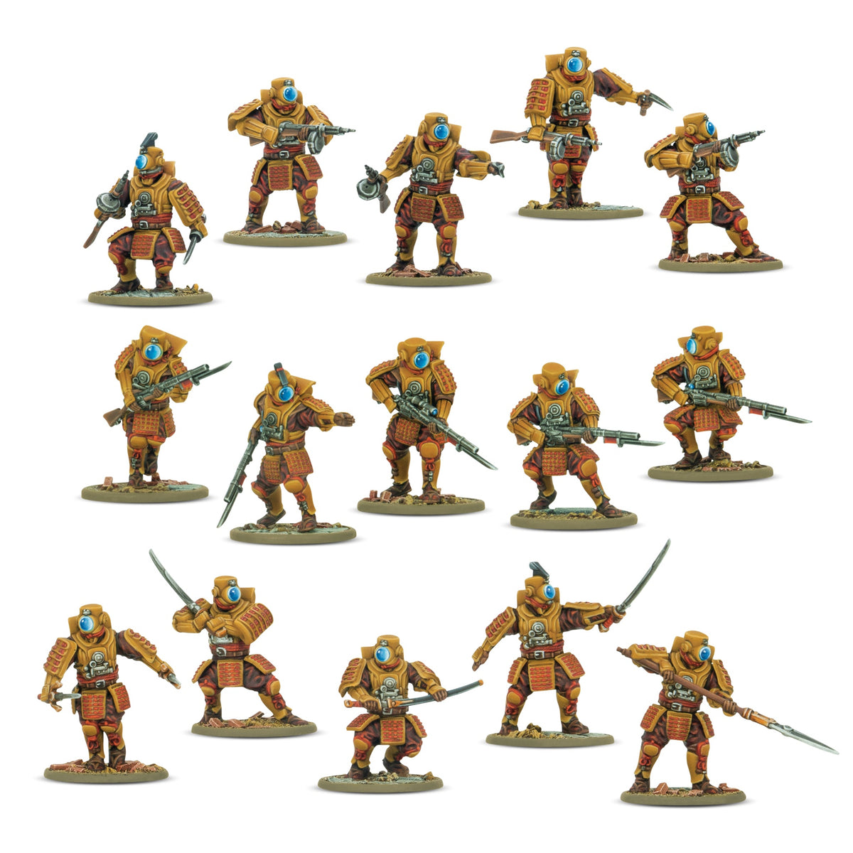 Konflikt '47 Ghost Infiltration Platoon painted miniatures