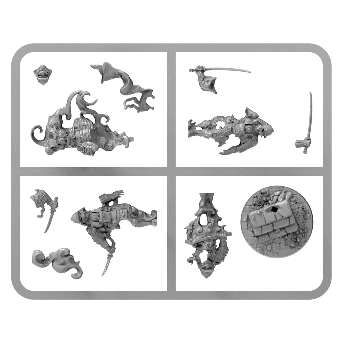 Konflikt '47 Ghost Infiltration Platoon miniature detail