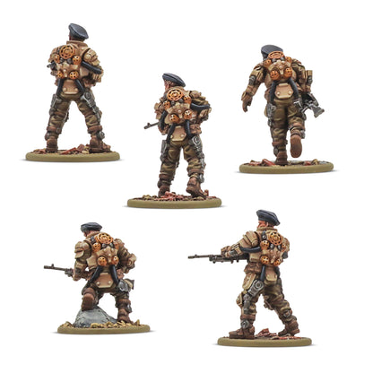 Konflikt '47 British Commonwealth Automated Infantry miniatures