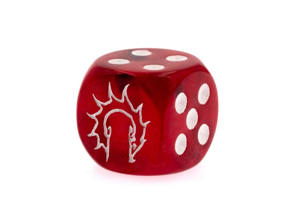 Conquest - First Blood Dice 2026: Dark Red and Black Marbled, 24 per pack - image 2