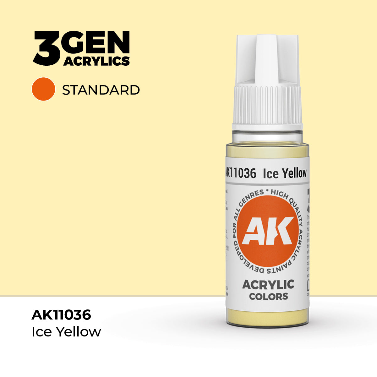 AK Interactive 3Gen - Ice Yellow